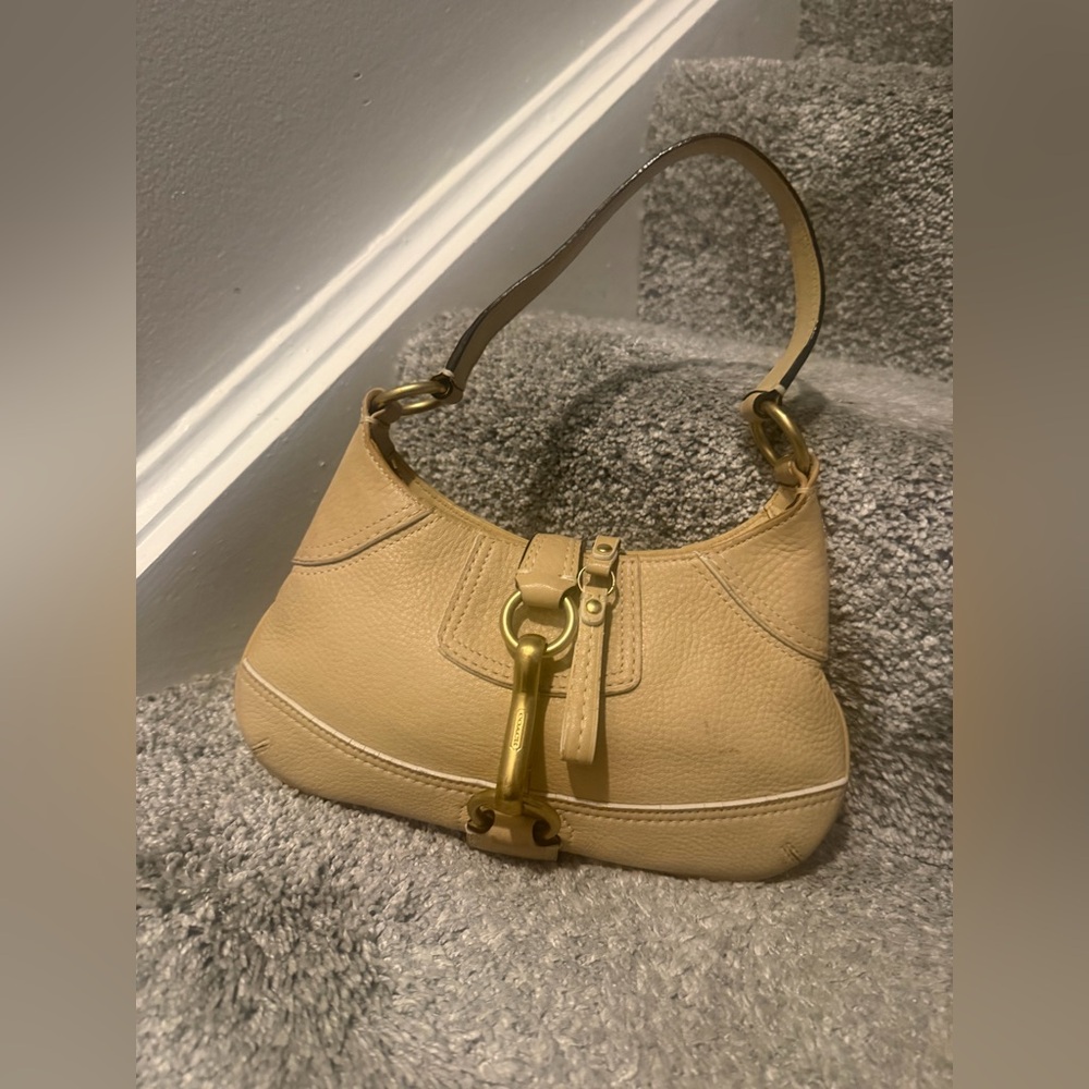 Coach Hamptons Pebbled Leather Mini Hobo, specifically style number 10284